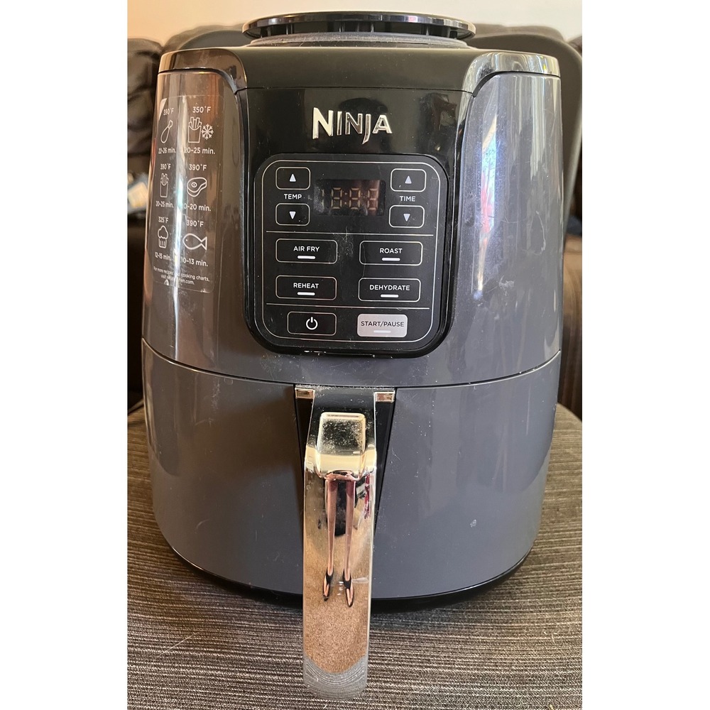 Ninja AF101 S5 Air Fryer 4-in-1 Roast Reheat Dehydrate Gray 1550W - 4 Wt